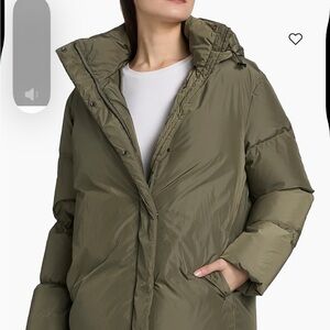 Jenni Kayne Green Puffer Down Jacket